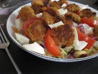 Salat med mini-falafeler (Lakto + Ovo Vegetarisk)