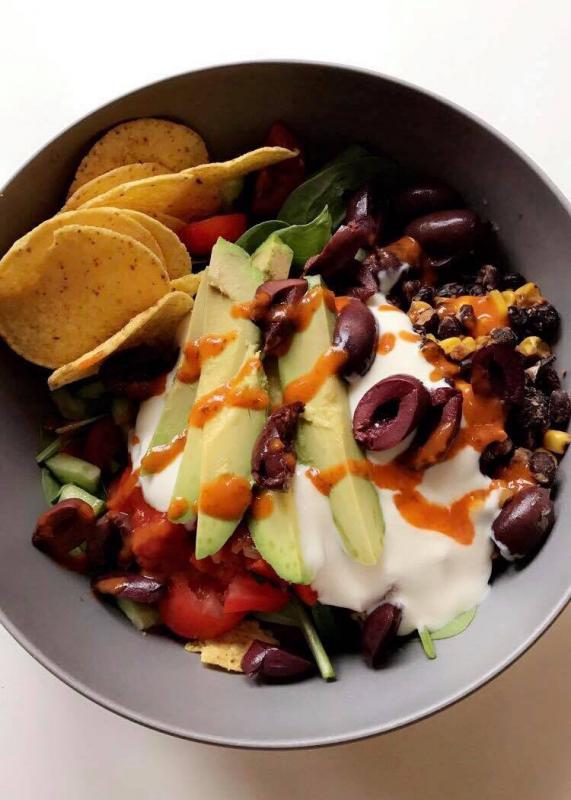 Mexicansk inspireret salat bowl:
