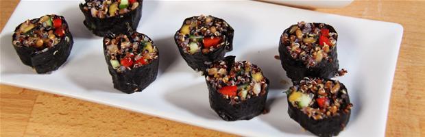 Makiruller med quinoa & rugkerner - Fra Kanon Føde på Dr2